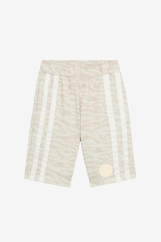JU Sports Shorts With Tiger Skin Print JU Sports Shorts With Tiger Skin Print Ivory UJT25E-5OO44