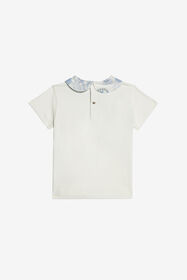 JU T-Shirt Con Monogram RC In Paillettes MILKY WHITE UJT601-JD001