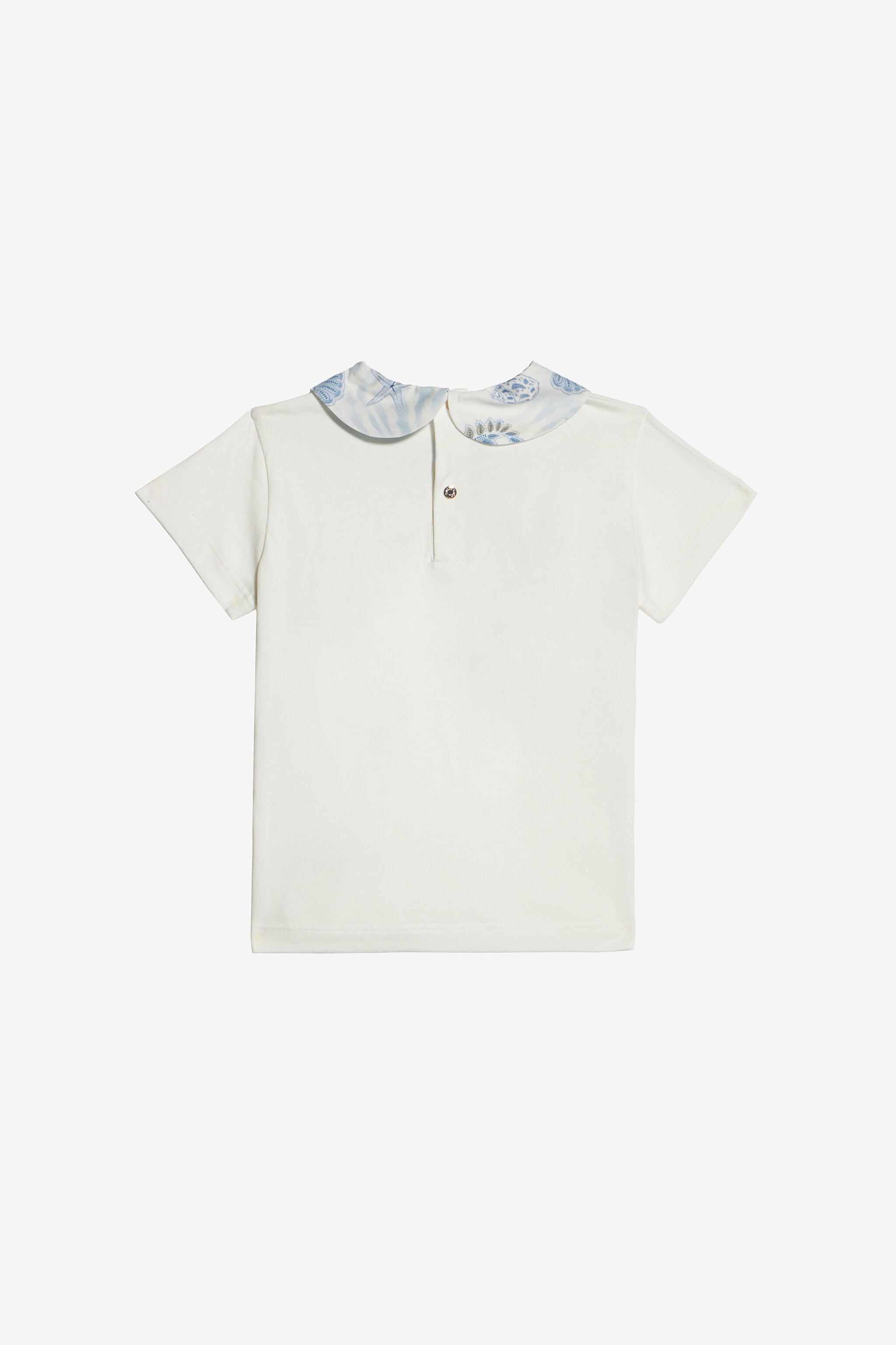JU T-Shirt With Sequin RC Monogram JU T-Shirt With Sequin RC Monogram MILKY WHITE UJT601-JD001