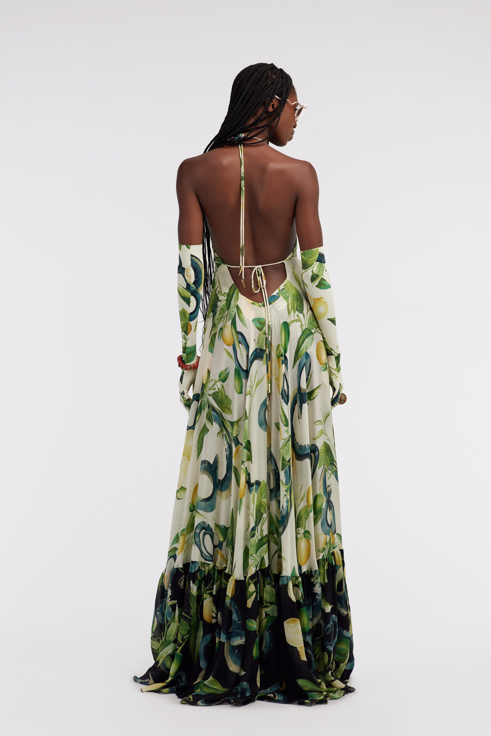 RC Lemon print long dress RC Lemon print long dress Ivory SKT119-CTI89
