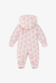 JU Set Tutina con Ricamo Monogramma RC Rosa TJT400-5RM02