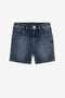 JU Monogram-embroidered denim shorts JU Monogram-embroidered denim shorts Medium blue QJJ207-DS015