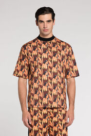 RC Graphic-Print Cotton T-Shirt Brown RRT62I-3PH24