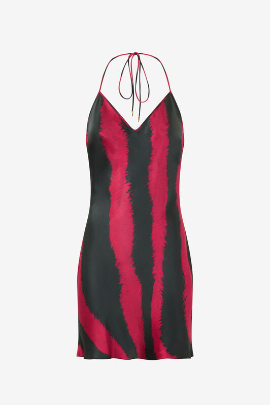 RC Short dress with Zebra Tribute print RC Short dress with Zebra Tribute print Red UWT148-RYP26