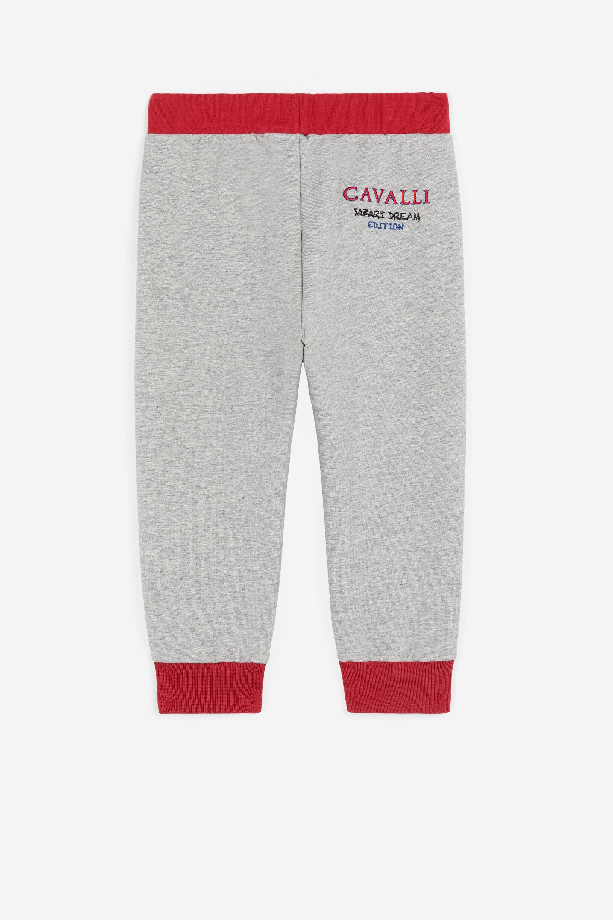 JU Pantaloni sportivi con design color-block Rosso PJT214-CF050