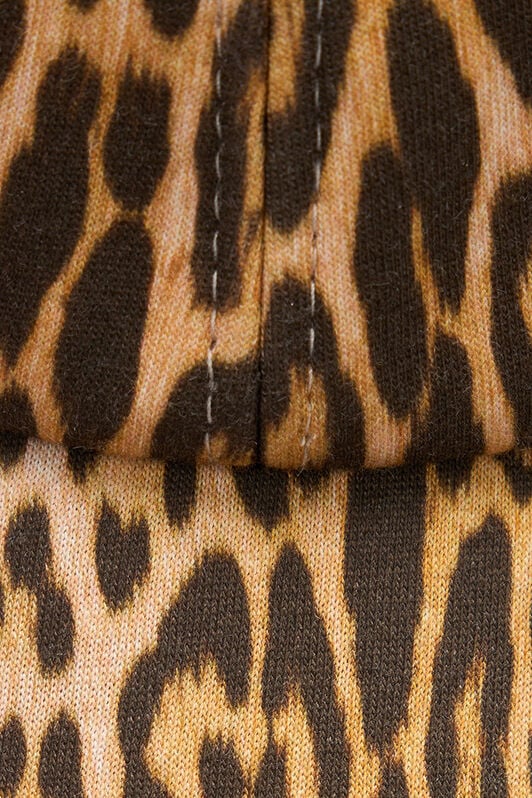 JU Jaguar Skin Baseball Cap JU Jaguar Skin Baseball Cap Light Brown UJI00B-JFO52