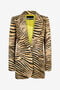 JC Tiger Skin-Print Jacket JC Tiger Skin-Print Jacket Light Brown UFT191-UF257