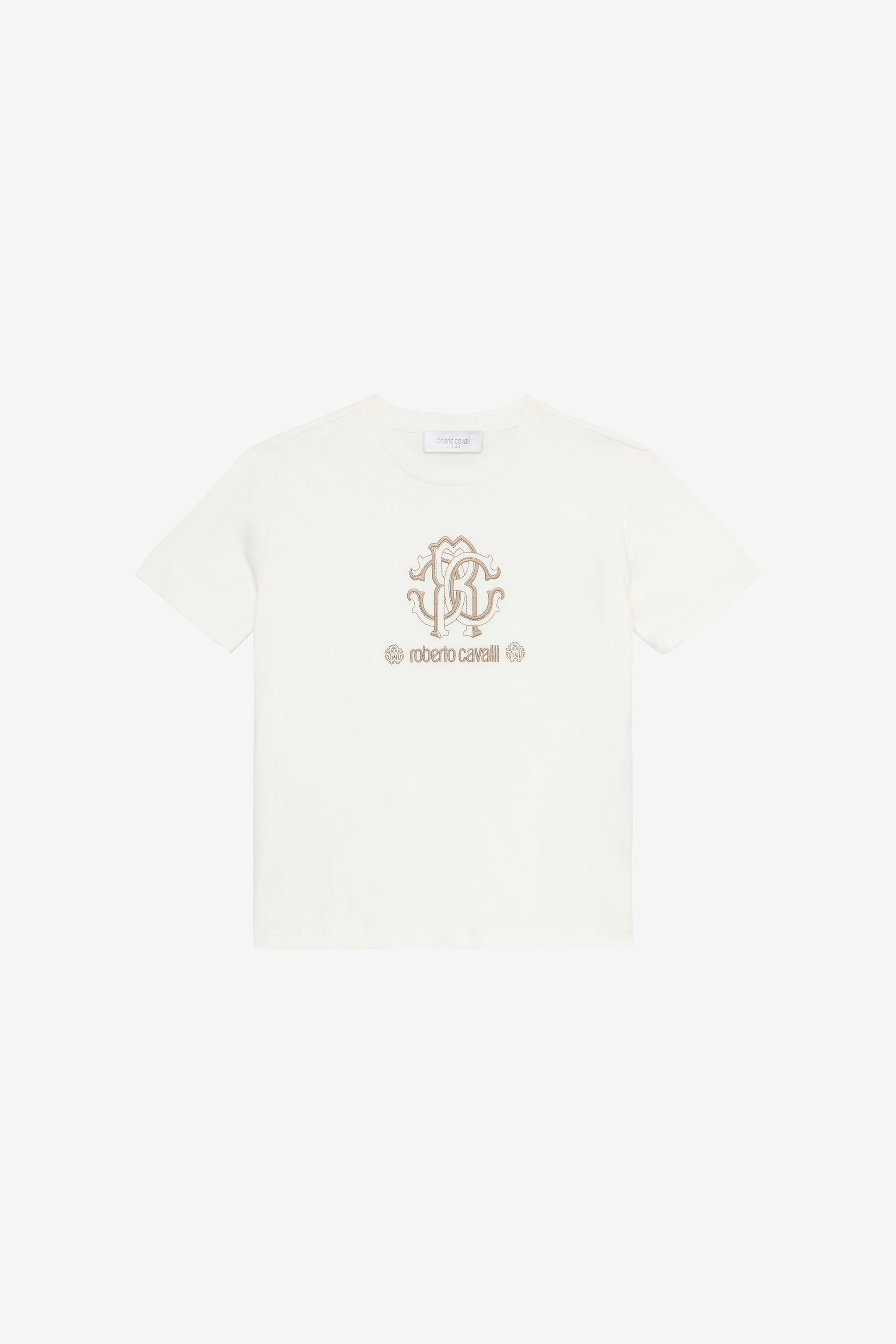 JU T-Shirt Con Monogram RC E Logo JU T-Shirt Con Monogram RC E Logo Bianco UJT60M-JD001