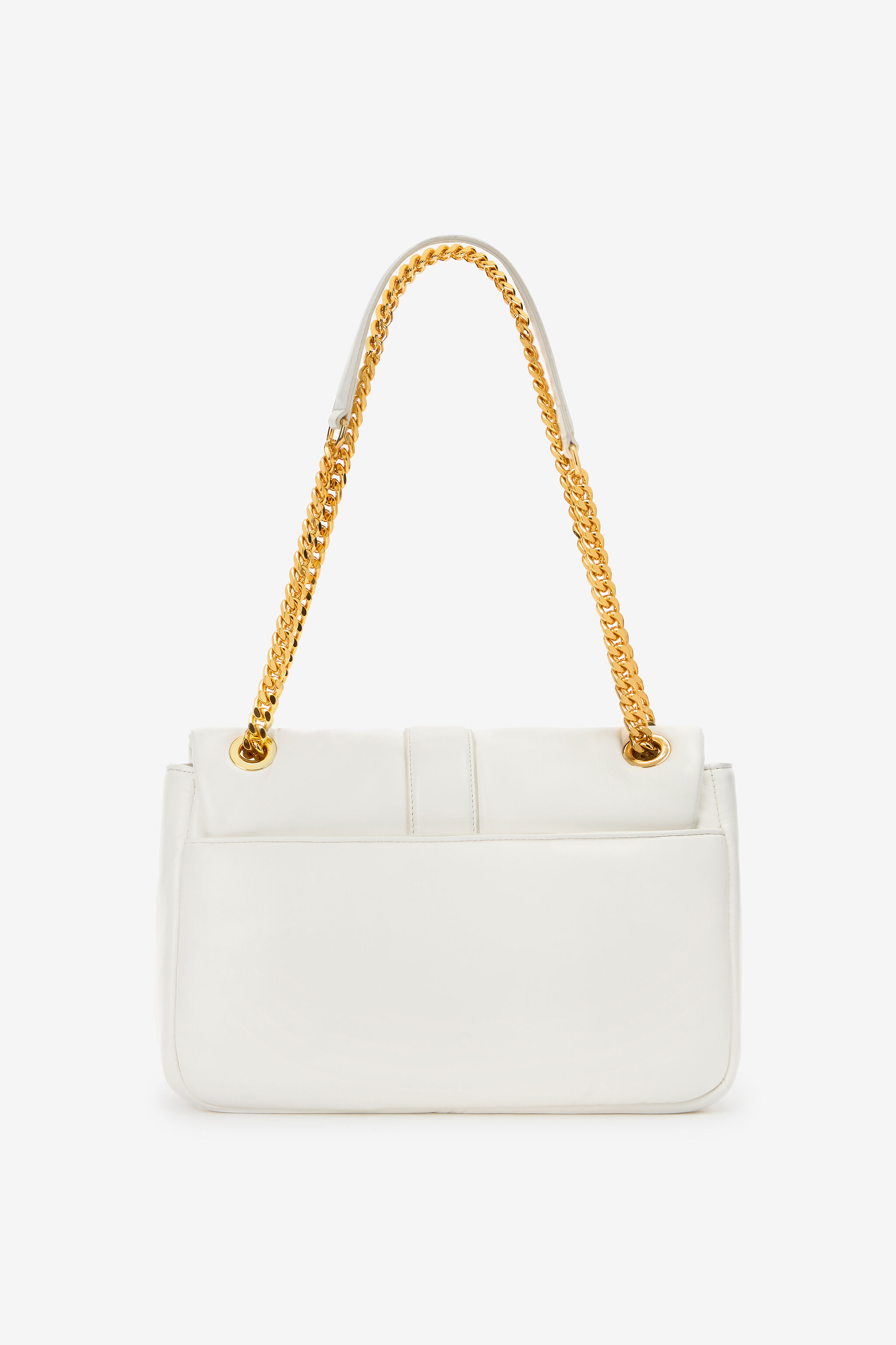 JC Shoulder Bag With Matching Mirror Snake White UFB055-UF424