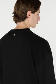 RC Sudadera con monograma Mirror Snake bordado Negro URT68D-CF051