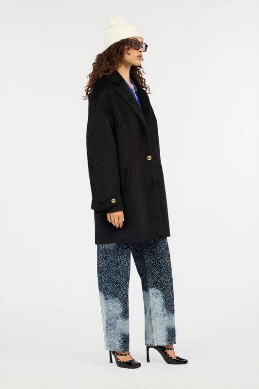 JC Black Coat with Gold Buttons JC Black Coat with Gold Buttons BLACK VFT320-VF470