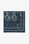 RC Châle À Imprimé Brocart RC Châle À Imprimé Brocart Bleu foncé TALR27-IR044