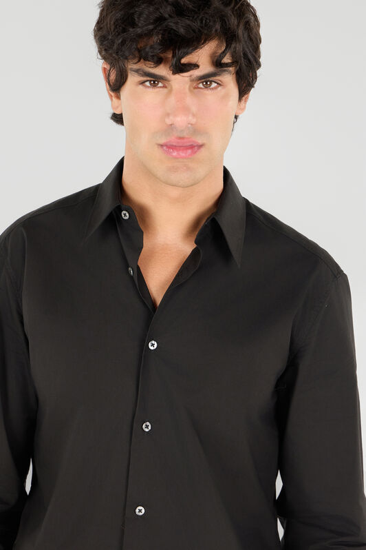RC Camisa Con Monograma RC Negro SRT700-CH026