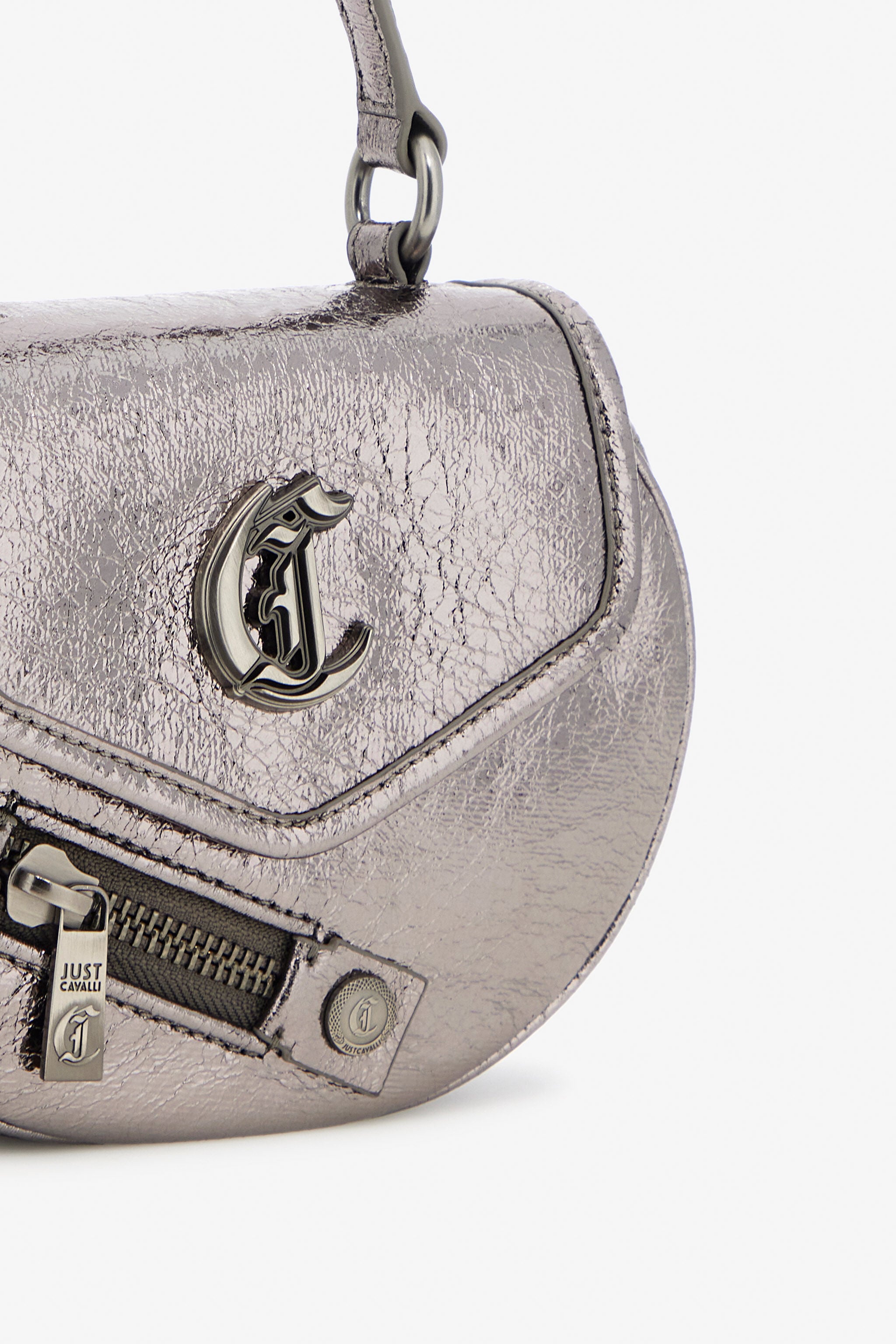 JC Just Cavalli Handbag JC Just Cavalli Handbag Silver TFB108-TF473