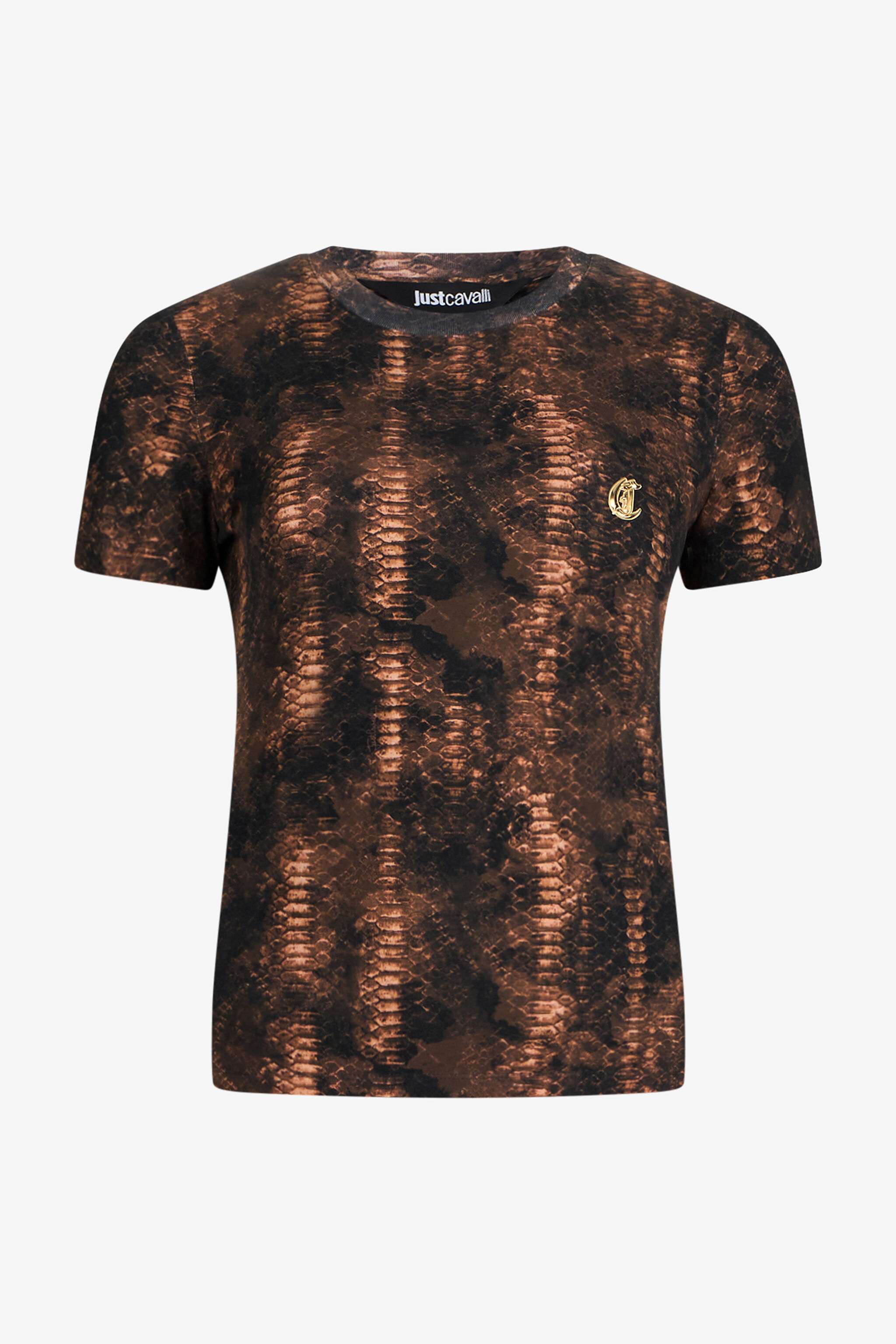 JC Camiseta Con Estampado Python JC Camiseta Con Estampado Python BRUNETTE VFT184-VF307