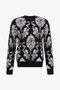 RC Broccato Print Sweater RC Broccato Print Sweater Black TRM606-MA015