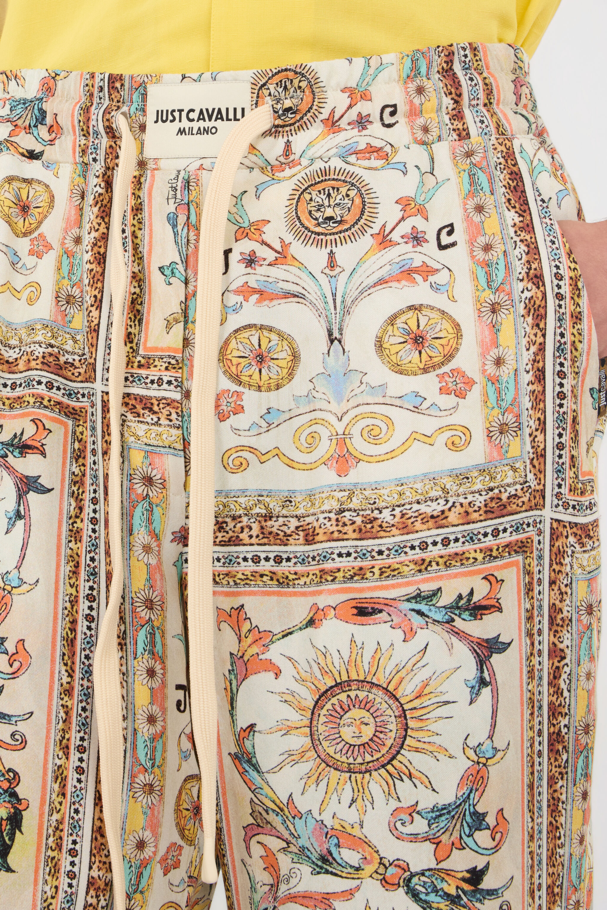 【希少】Roberto Cavalli パイソン柄 コットンパンツM イタリア製 Sites-robertocavalli-Site