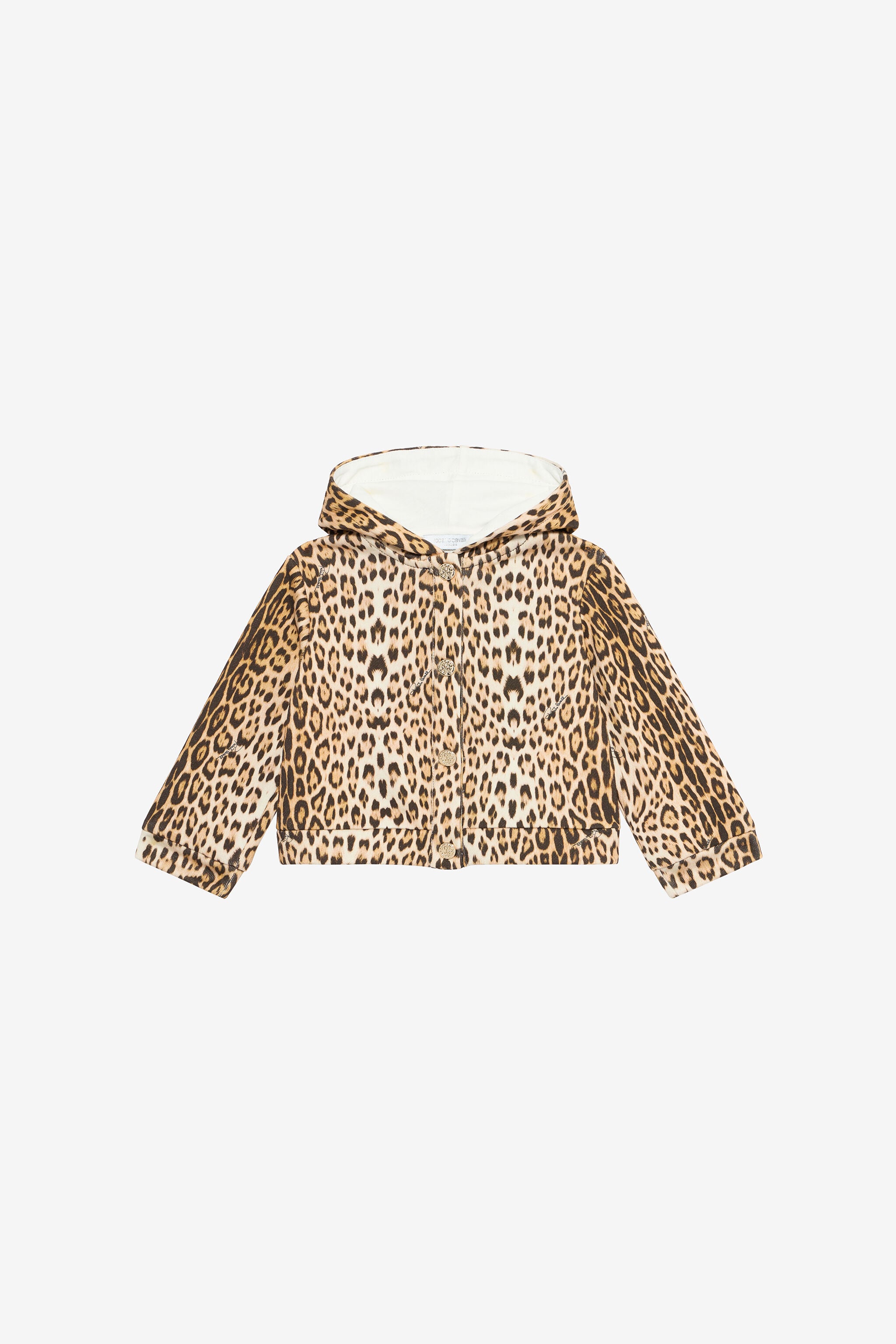 JU Sweat-Shirt À Capuche Et Imprimé Jaguar Skin JU Sweat-Shirt À Capuche Et Imprimé Jaguar Skin Marron clair UJT664-5OO52