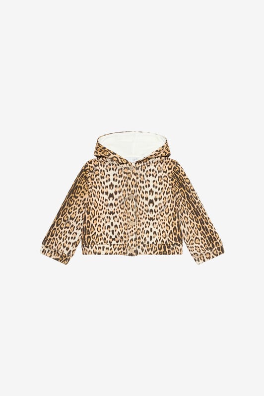 JU Sweat-Shirt À Capuche Et Imprimé Jaguar Skin JU Sweat-Shirt À Capuche Et Imprimé Jaguar Skin Marron clair UJT664-5OO52