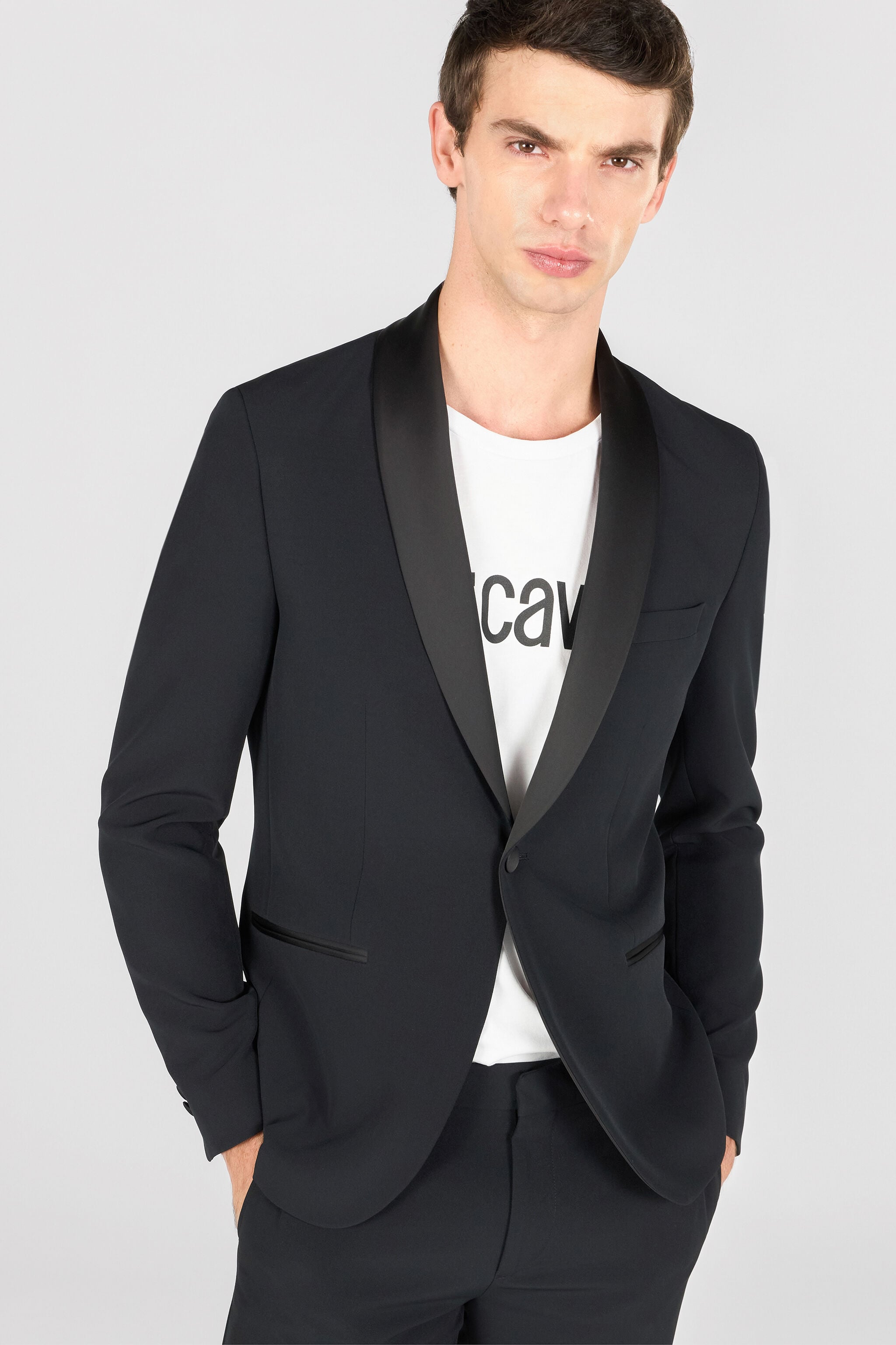 RC Single-button suit jacket BLACK/BLACK OOT40O-VI042