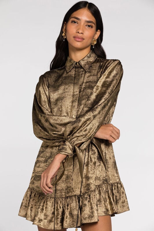 RC Minivestido RC Minivestido Oro PQT110-FC005