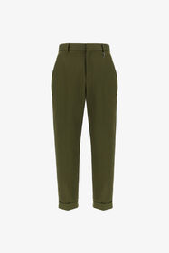 RC Tailored slim pants with fang Dark green SRT247-FN061