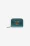 RC Teal Ledergeldbörse Mit Monogram RC RC Teal Ledergeldbörse Mit Monogram RC Hellblau SKA003-PN199