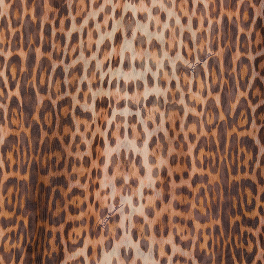JU Leopard Print Silk Blend Shirt JU Leopard Print Silk Blend Shirt NATURAL VJT70D-2NO52
