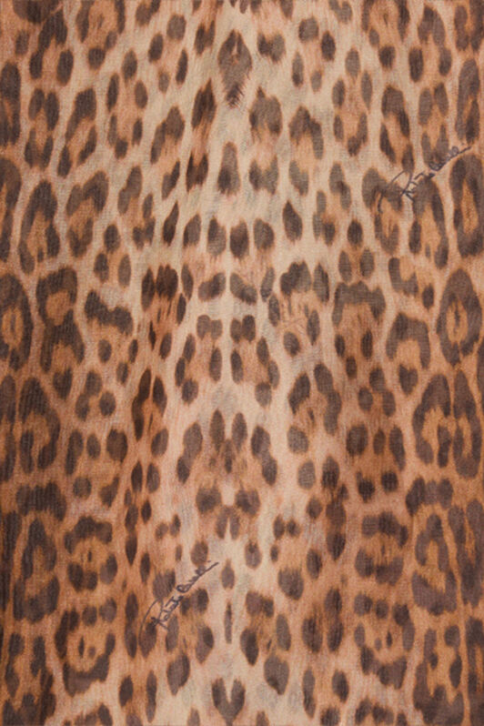 JU Leopard Print Silk Blend Shirt JU Leopard Print Silk Blend Shirt NATURAL VJT70D-2NO52