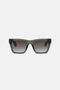 RC Rectangular front shape sunglasses  SHINY TRANSPARENT MI VALD08-ID246