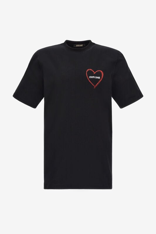 RC Heart and Logo t-shirt RC Heart and Logo t-shirt Black SRT61L-JD060