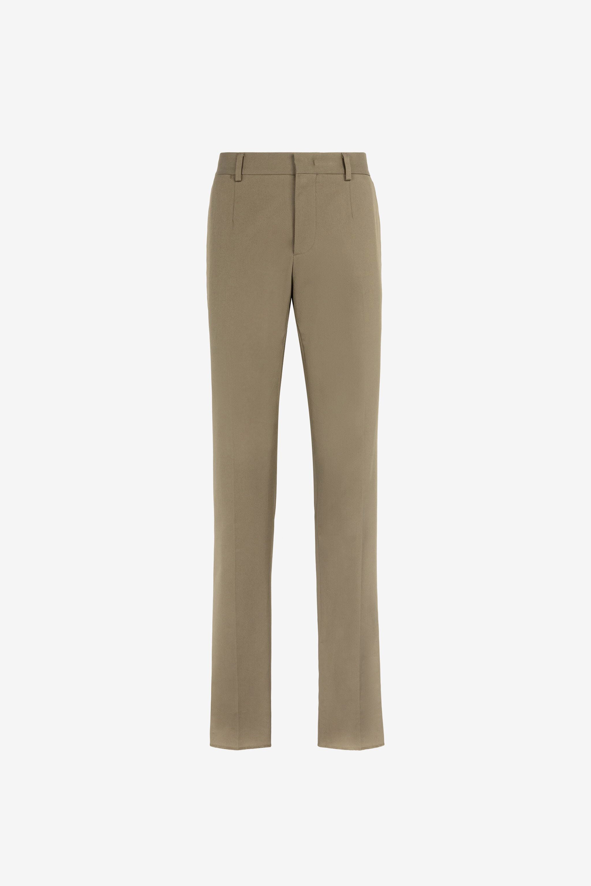 RC Tiger Tooth Pleated Trousers KHAKI ORT211-FN063