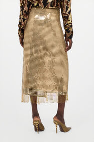 RC Gold Sequin Midi Skirt GOLD WWR305-TR007