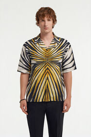 RC Ray of Gold print T-shirt Gold TRT760-3HM68