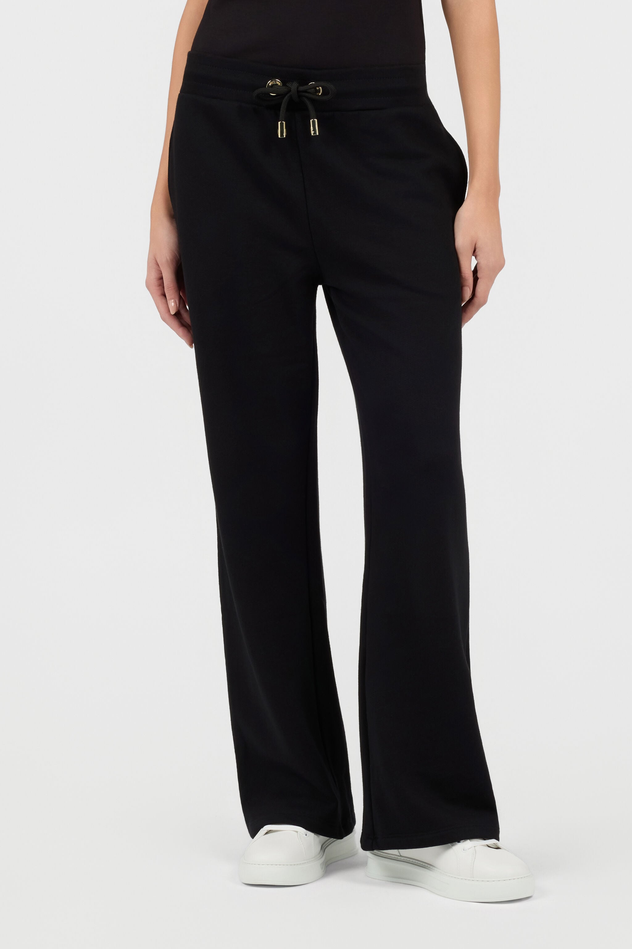 RC Black Trousers Drawstring Waist BLACK TOT20B-FAC01