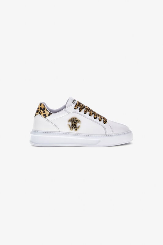 RC Sneakers with Monogram RC RC Sneakers with Monogram RC White/Brown SKS036-PZA90