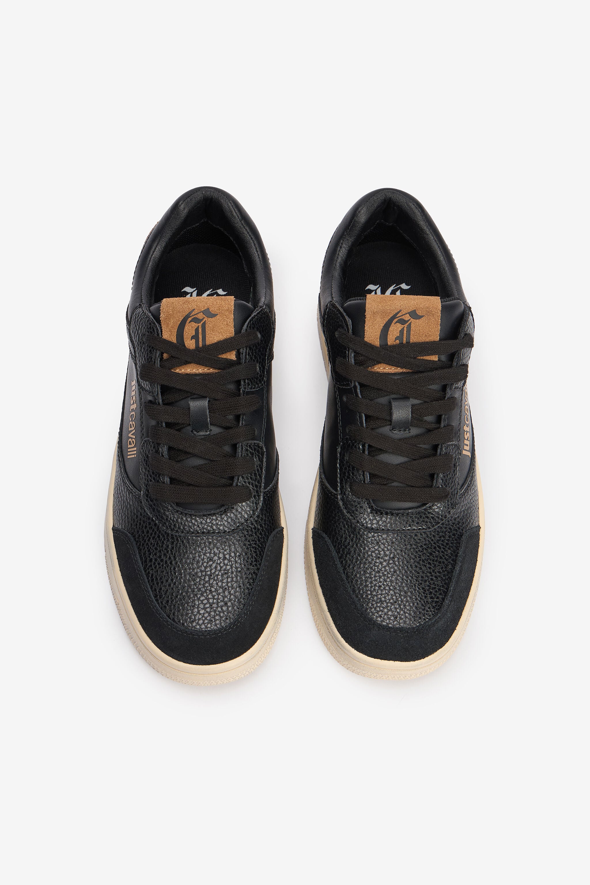 JC Baskets noires avec inserts et logo JC Baskets noires avec inserts et logo BLACK VFS068-VF526
