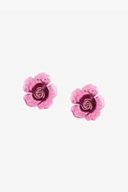 RC Orecchini oversize con perle Fucsia QKG017-AM001