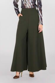 RC Pantaloni fluidi Verde scuro TWT202-WP059