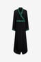 RC Robe Maxi en Soie avec Détail Orné RC Robe Maxi en Soie avec Détail Orné NERO/VERDE VWR197-SY001