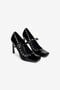 JC Patent Leather Mary Jane Pumps With Studs JC Patent Leather Mary Jane Pumps With Studs BLACK VFS109-VF637