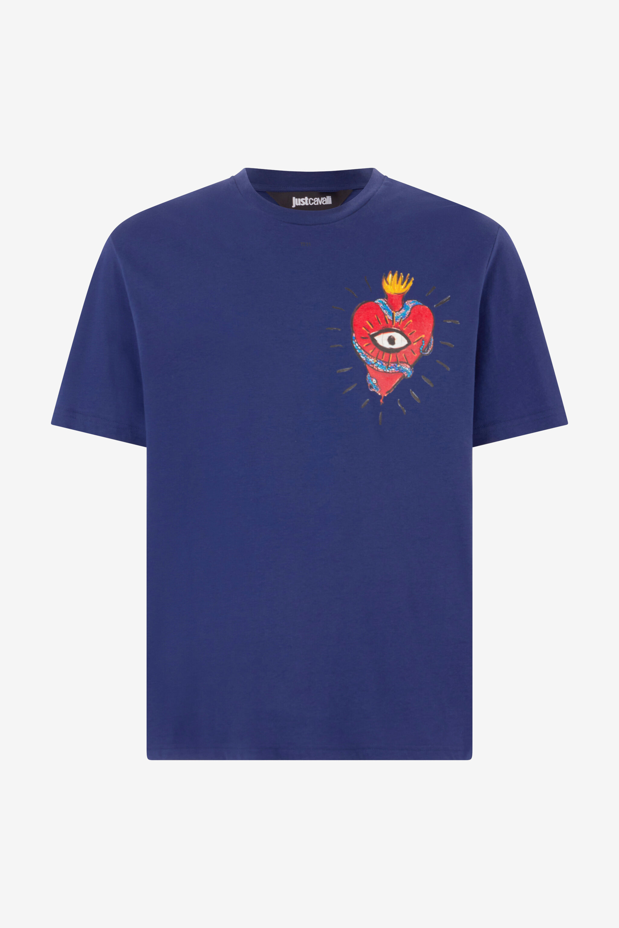JC T-Shirt With Heart And Snake JC T-Shirt With Heart And Snake Dark blue UFT044-UF064