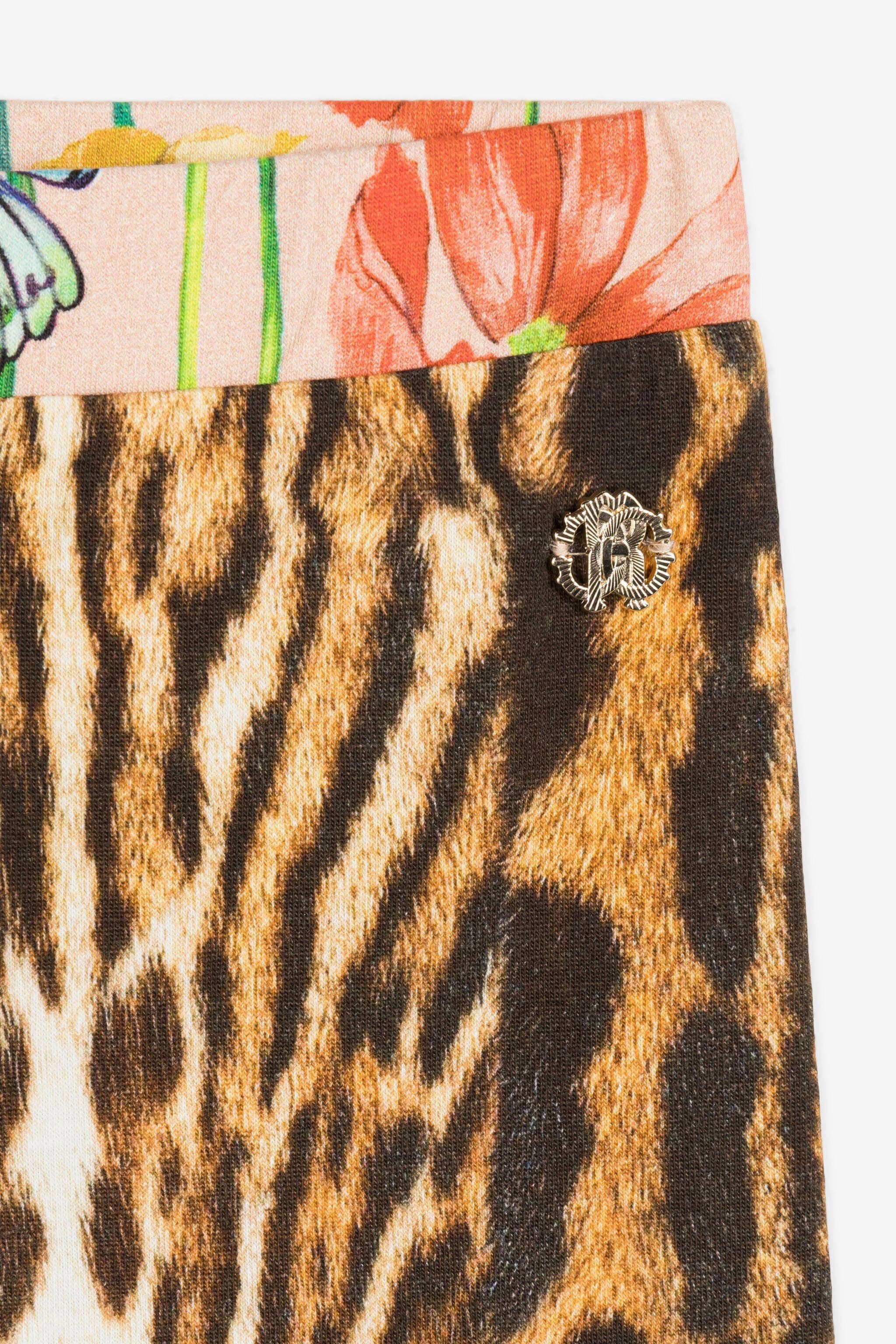 JU Ocelot-Print Leggings JU Ocelot-Print Leggings Light brown PJT246-JFE36