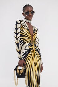 RC Robe Maxi Imprimé Ray Of Gold RC Robe Maxi Imprimé Ray Of Gold Or TKT107-JRM33