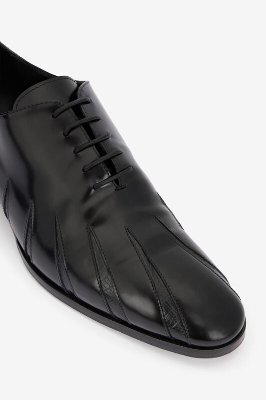 RC Schwarze Schnürschuhe RC Schwarze Schnürschuhe BROWN QOS00C-PZ577