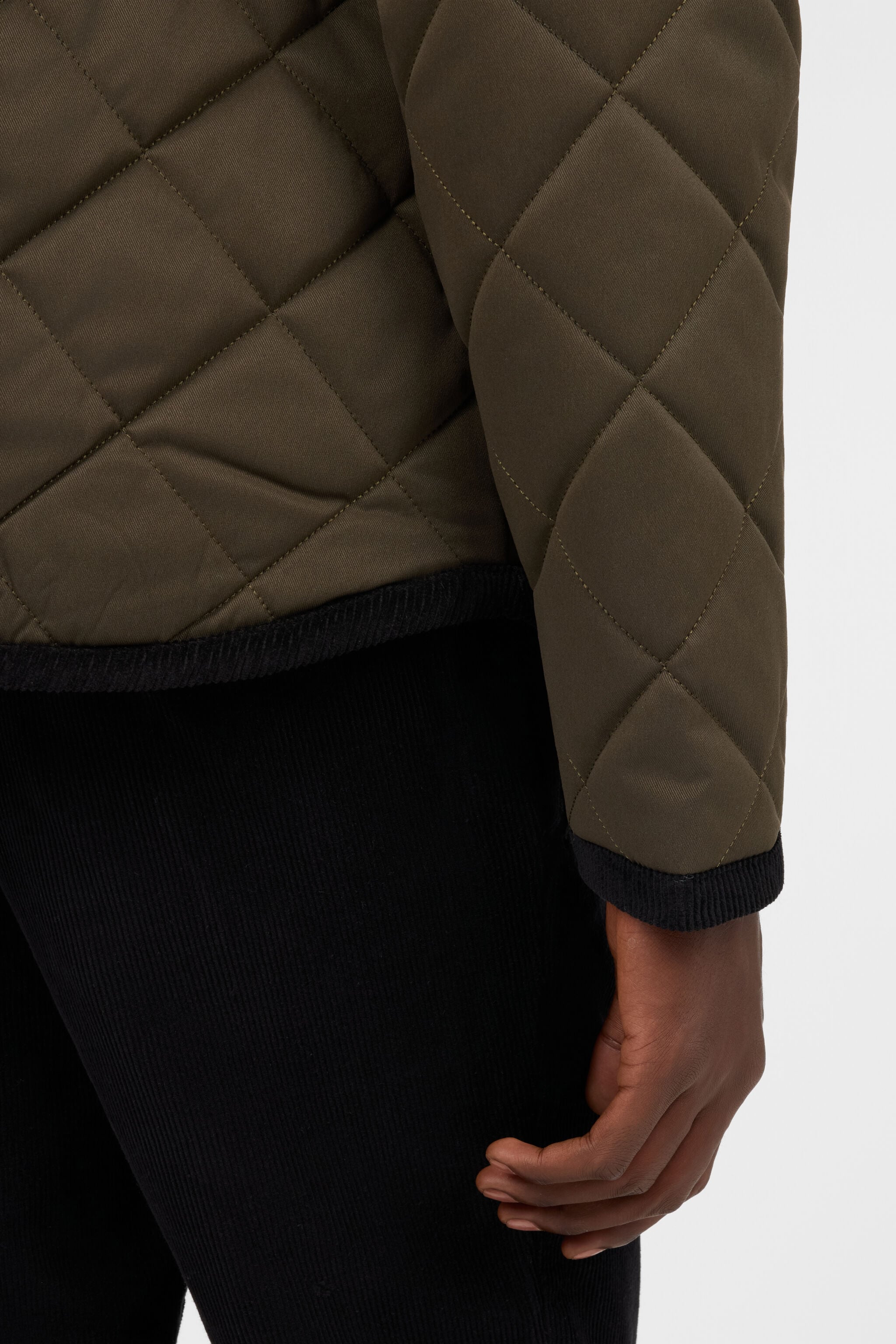 RC Dunkelgrüne Husky-Steppjacke RC Dunkelgrüne Husky-Steppjacke MILITARY GREEN TOT40E-FT030