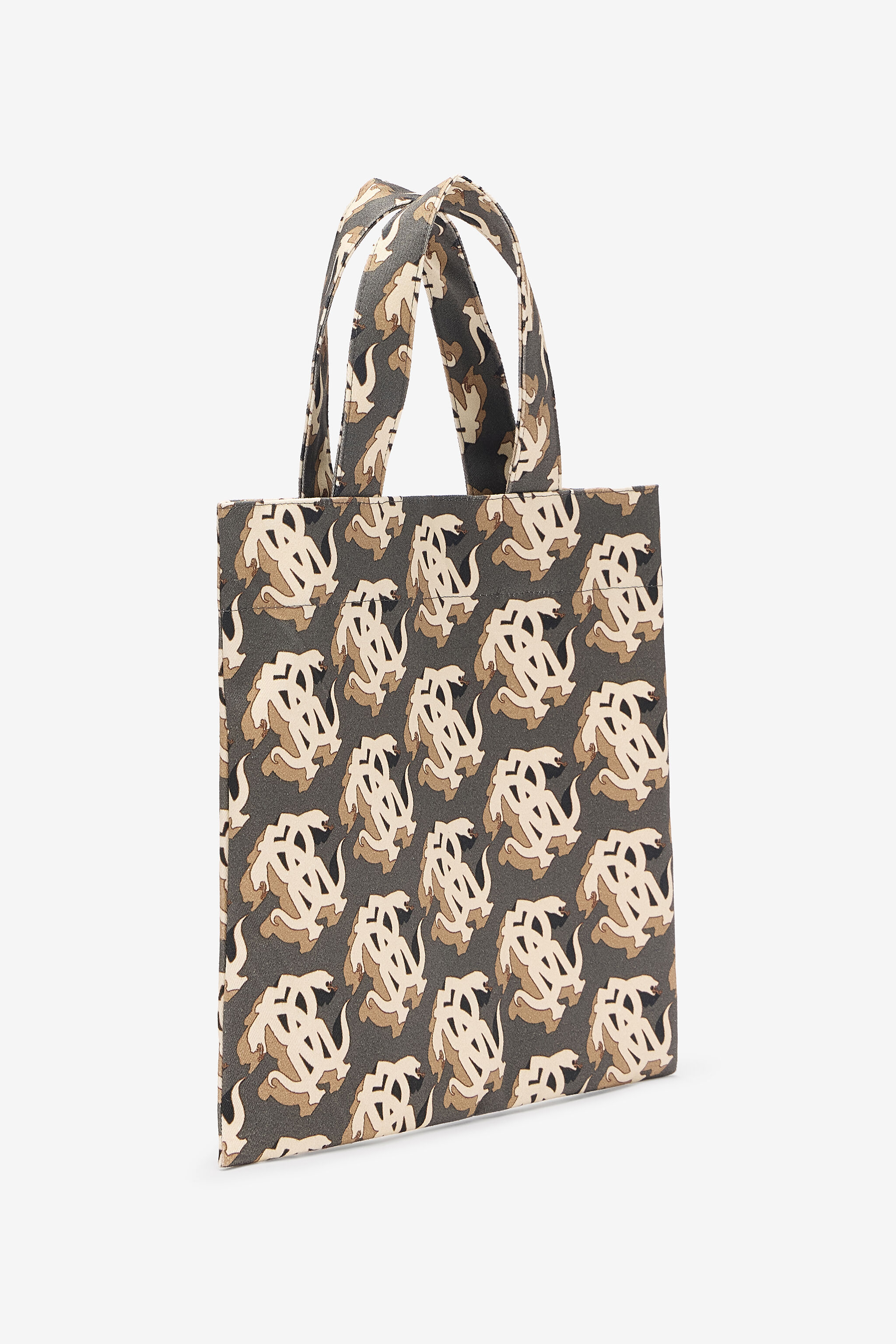 RC Shopper Bag With Mirror Snake Monogram RC Shopper Bag With Mirror Snake Monogram MULTICOLOR POB01B-DAQ65