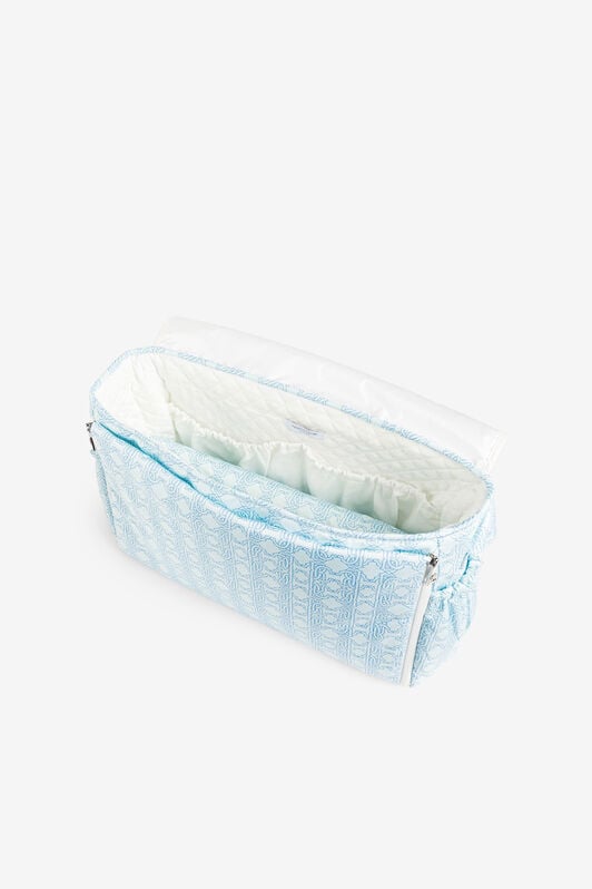 JU RC Monogram Changing Bag Set JU RC Monogram Changing Bag Set Light blue PJT858-5RF38