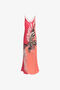 RC Robe longue à imprimé Bird Patchwork Fuchsia SWT151-4QN13
