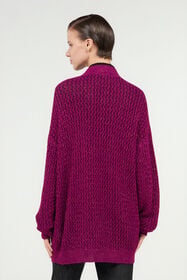 RC Cardigan in Maglia Lurex FUCHSIA WQM907-MO011